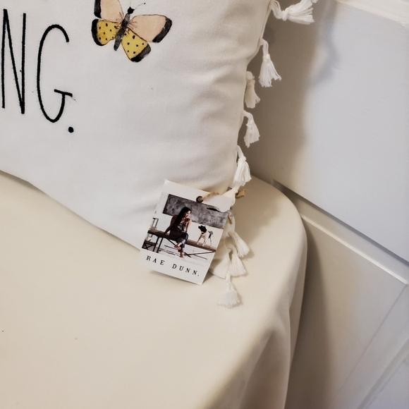 Rae Dunn "Happy Spring" Throw Pillow - Picture 6 of 9